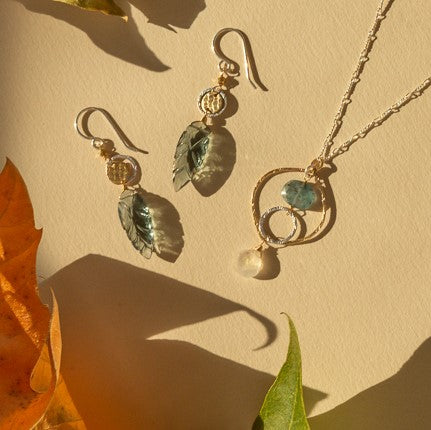 Twilight Leaf Earrings