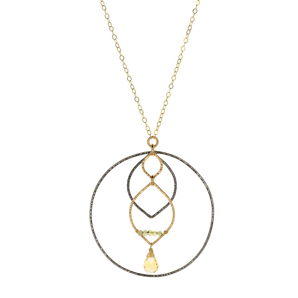 Citrine Cascade Necklace