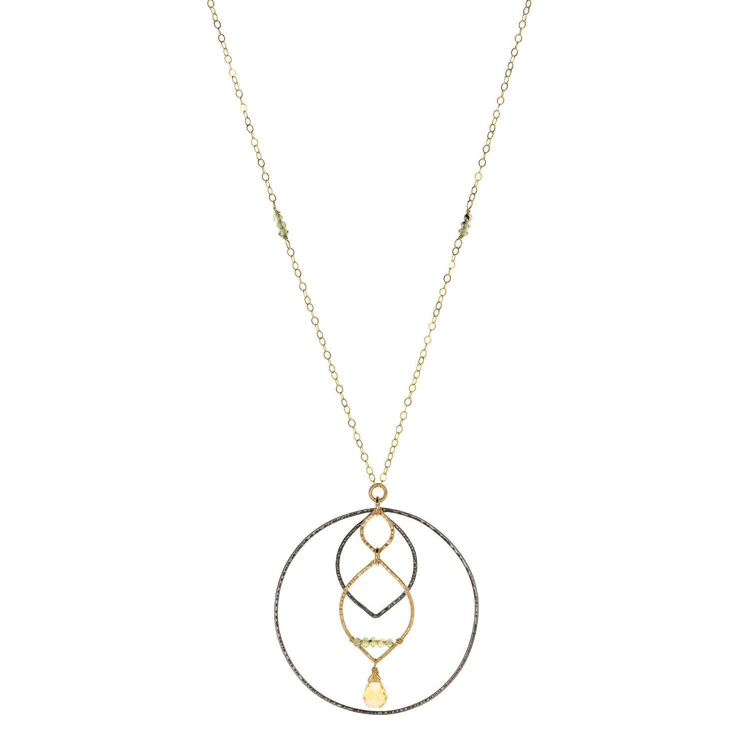 Citrine Cascade Necklace