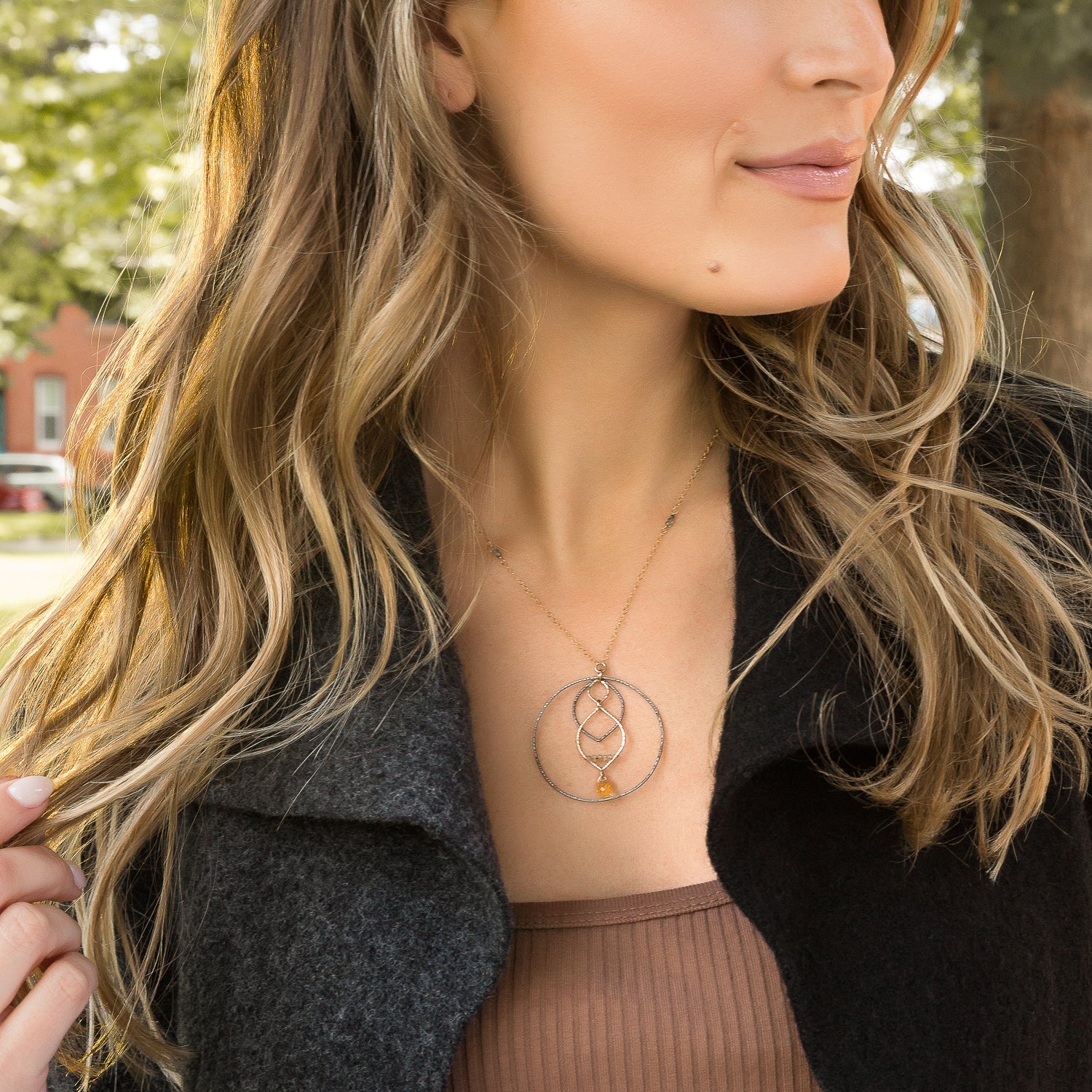 Citrine Cascade Necklace