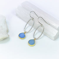 Druzy Raindrop Earrings