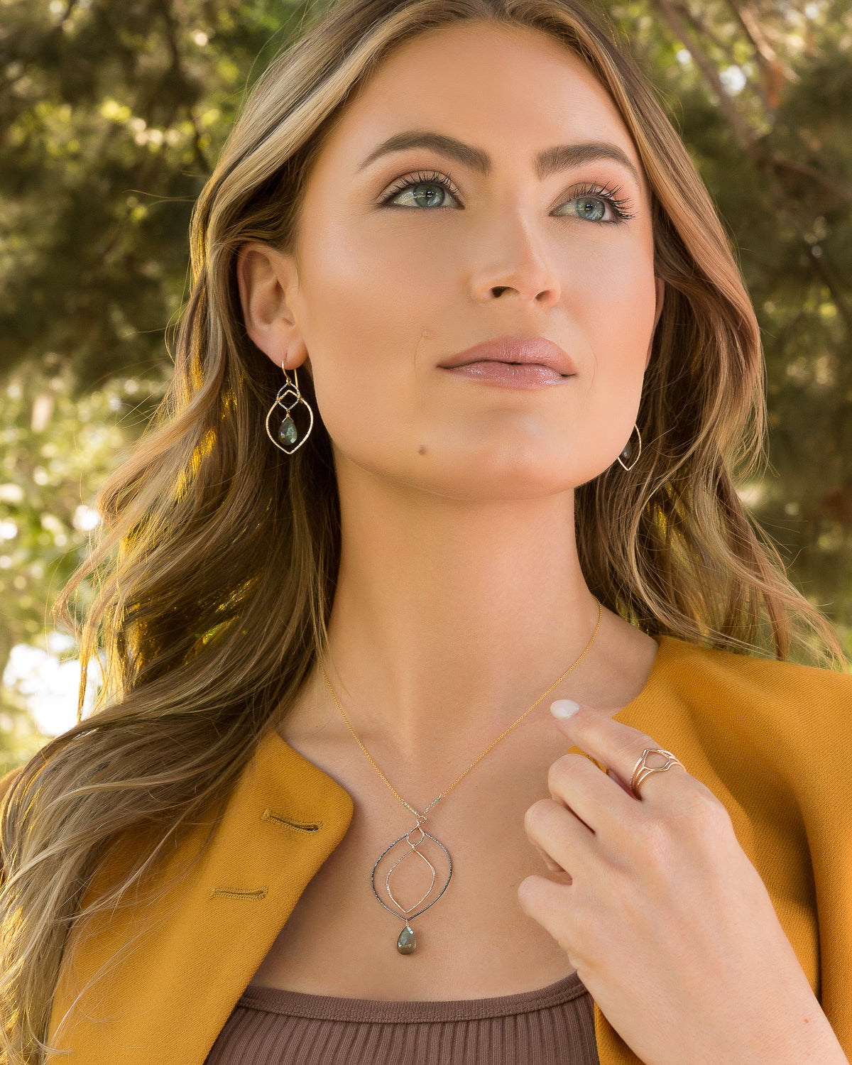 Labradorite Twilight Earrings