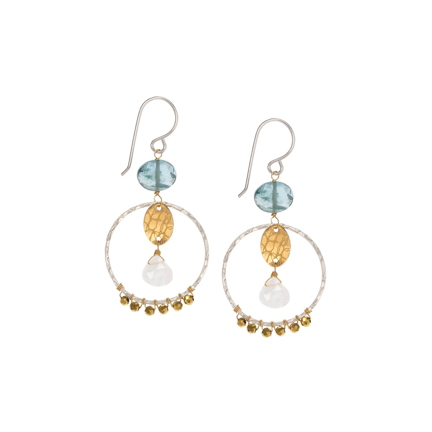 Gemstone Sky Earrings