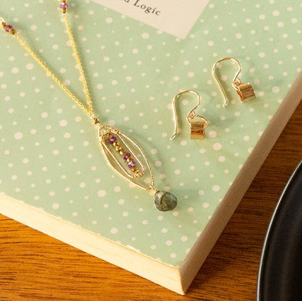 Gilded Barrel Earrings