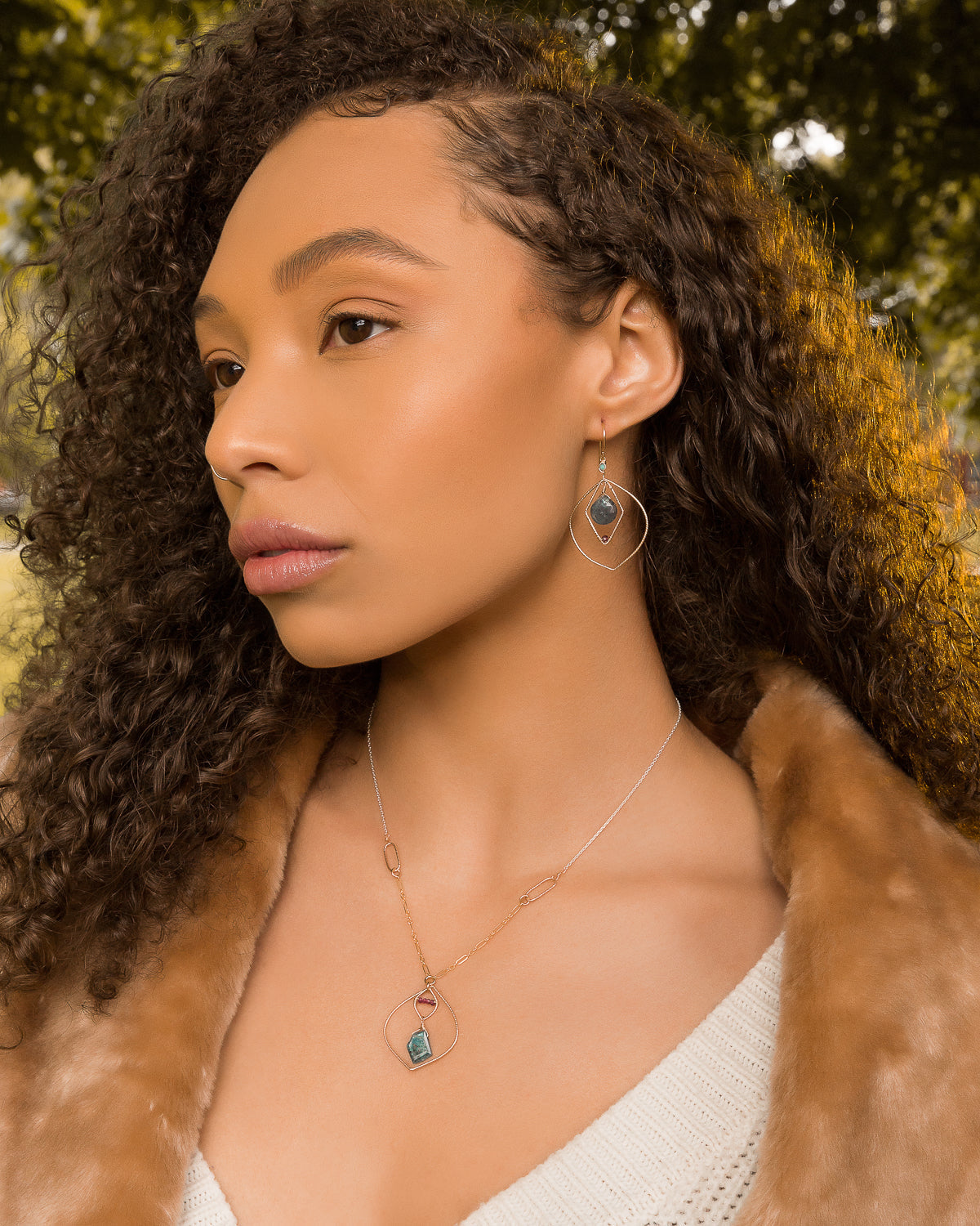 Gilded Twilight Earrings