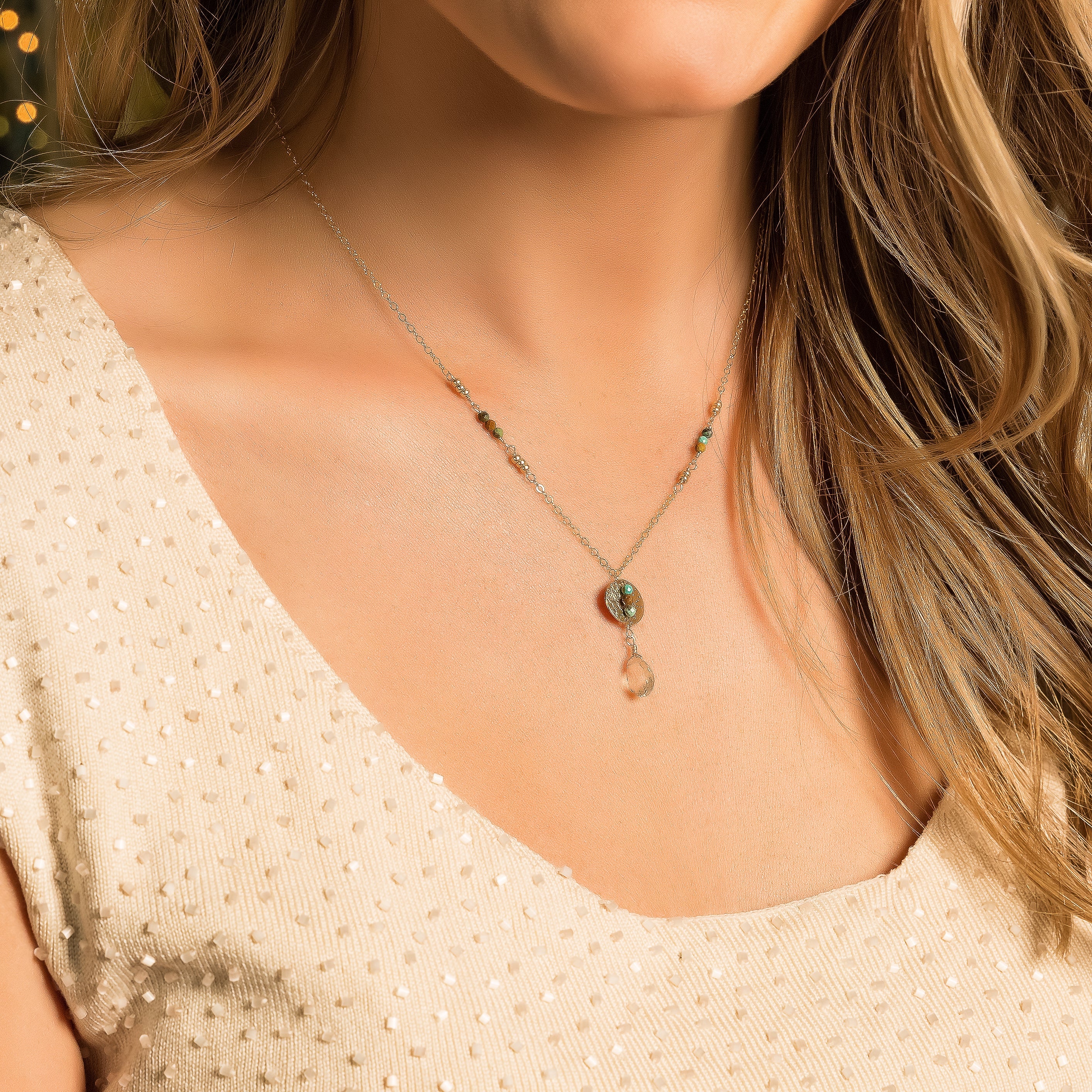 Golden Frost Necklace