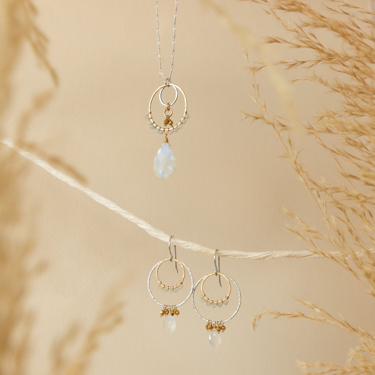 Moonlit Autumn Earrings