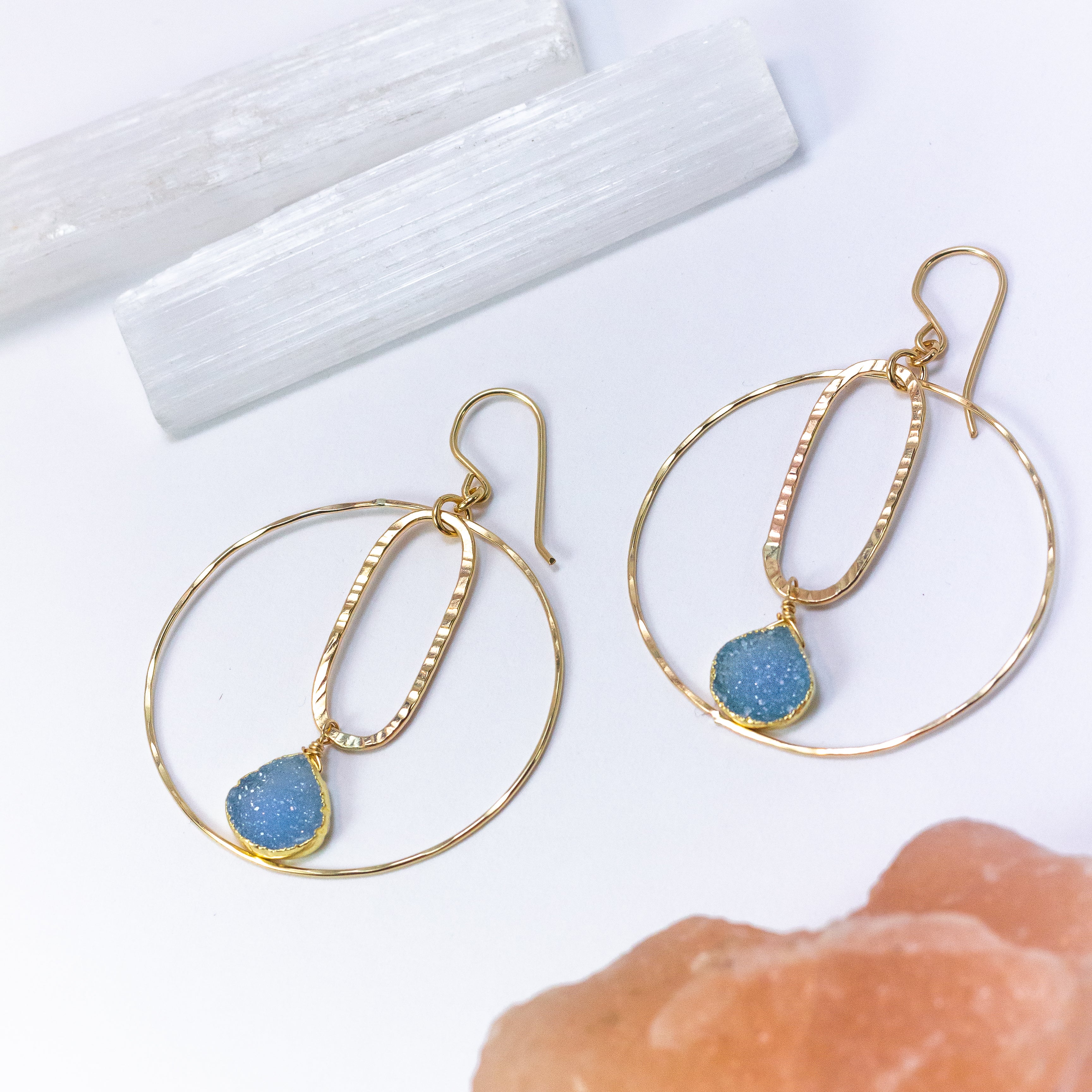Orbital Druzy Earrings