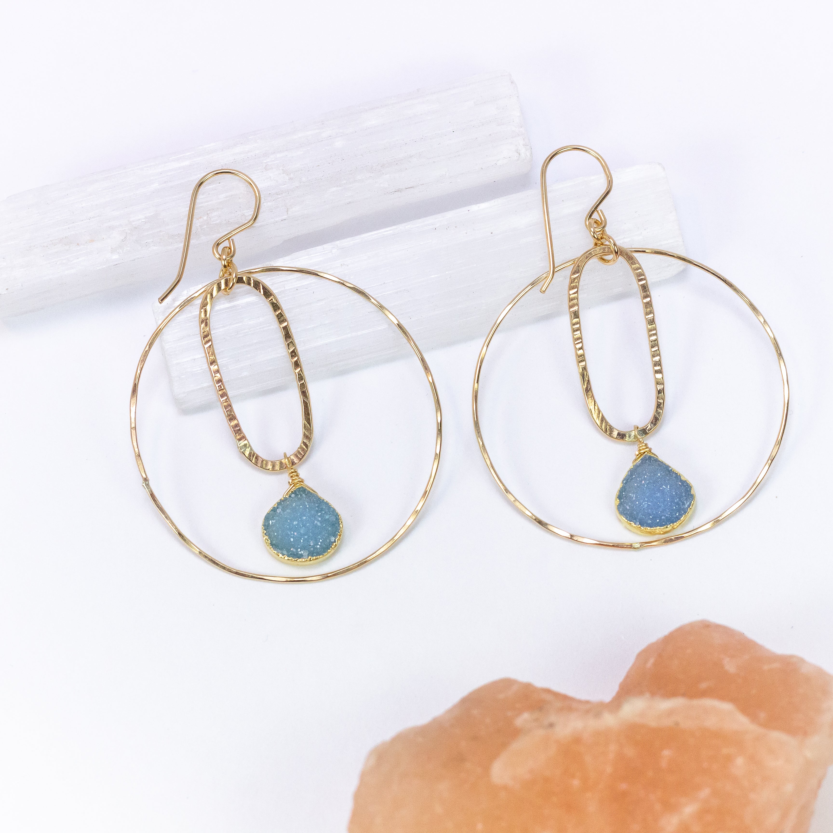 Orbital Druzy Earrings