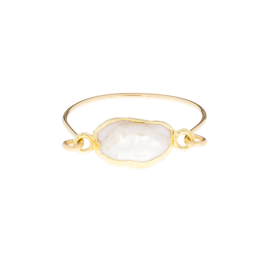 Pearl Nugget Ring