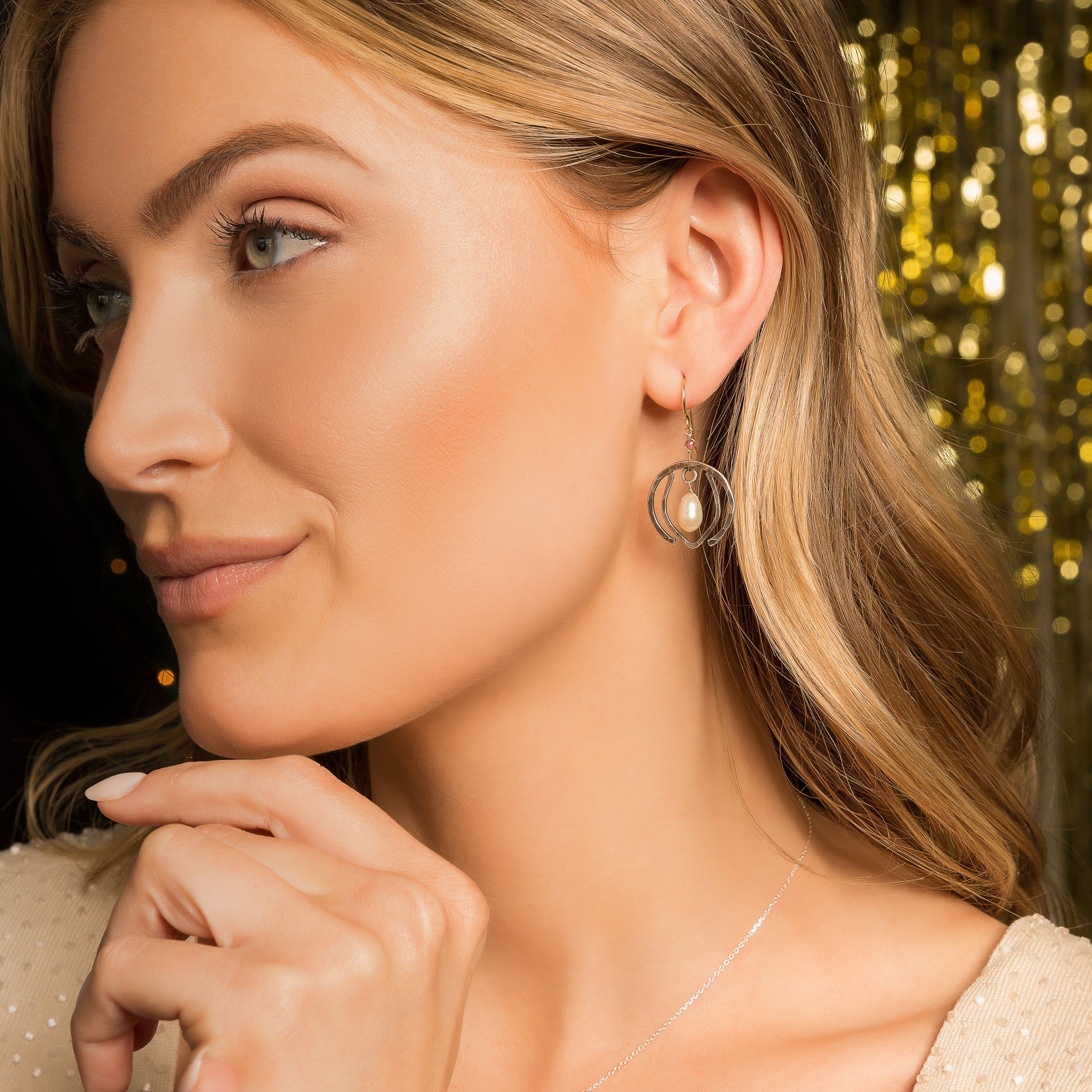 Pearl Shadows Earrings