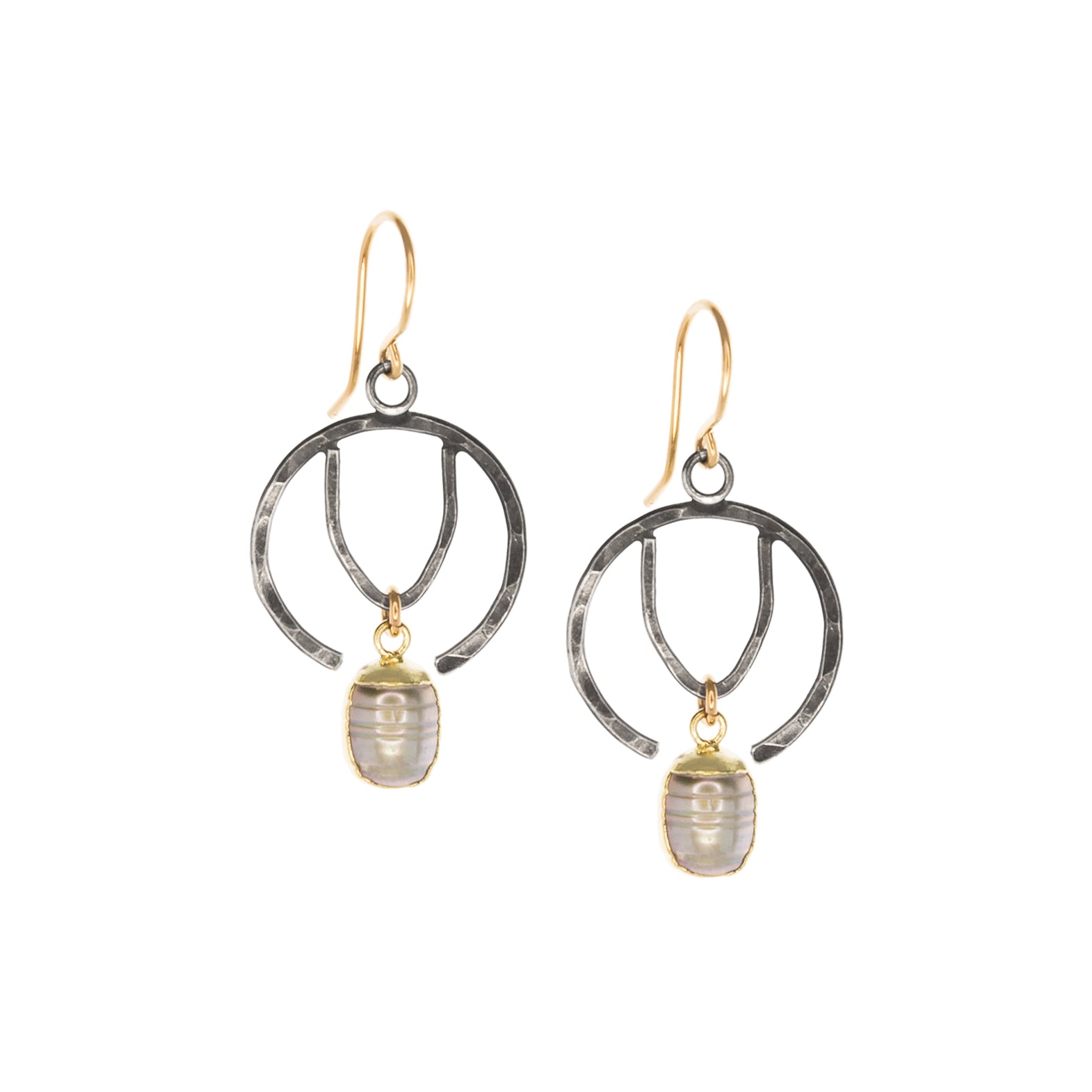 Pearl Warrior Earrings