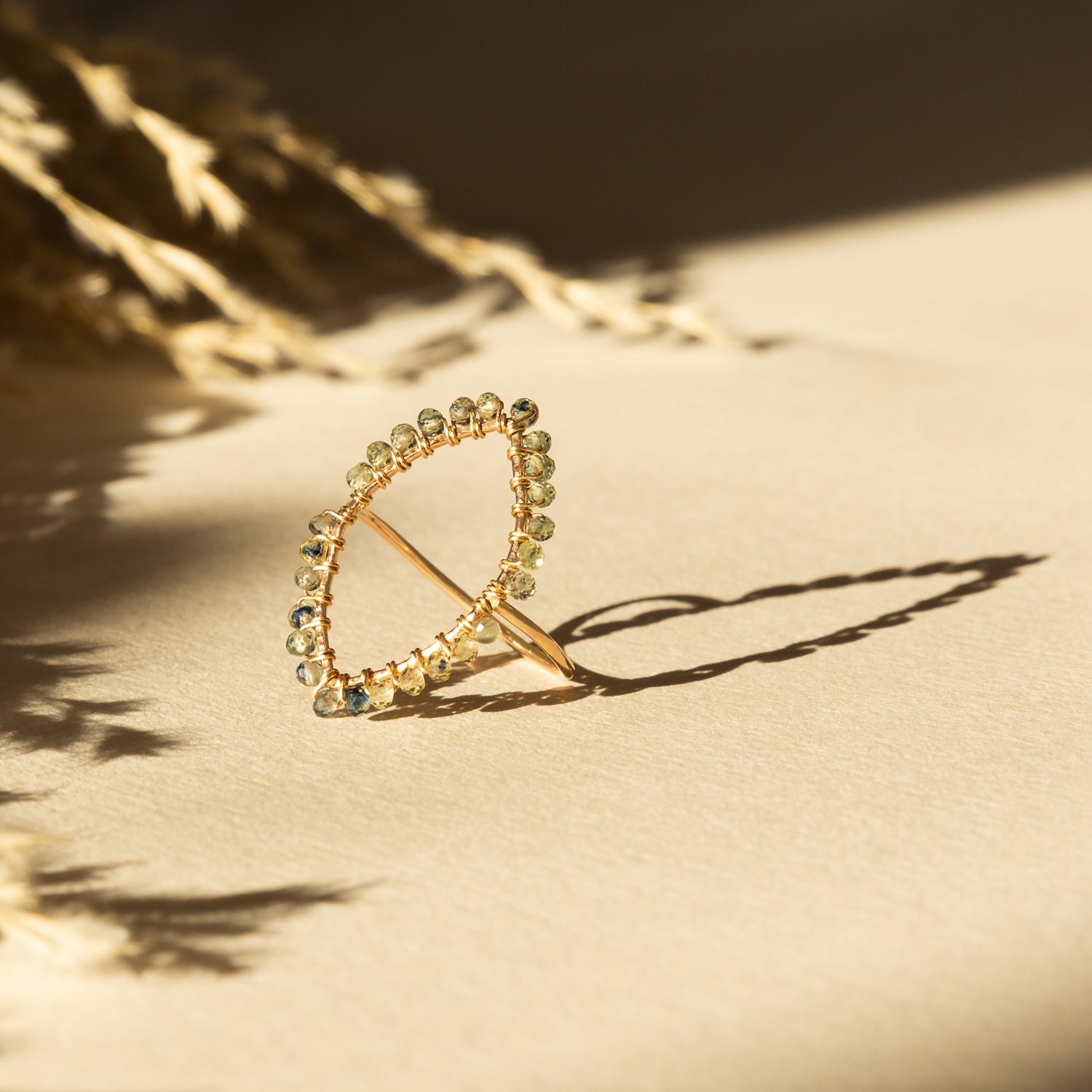 Sapphire Vine Ring