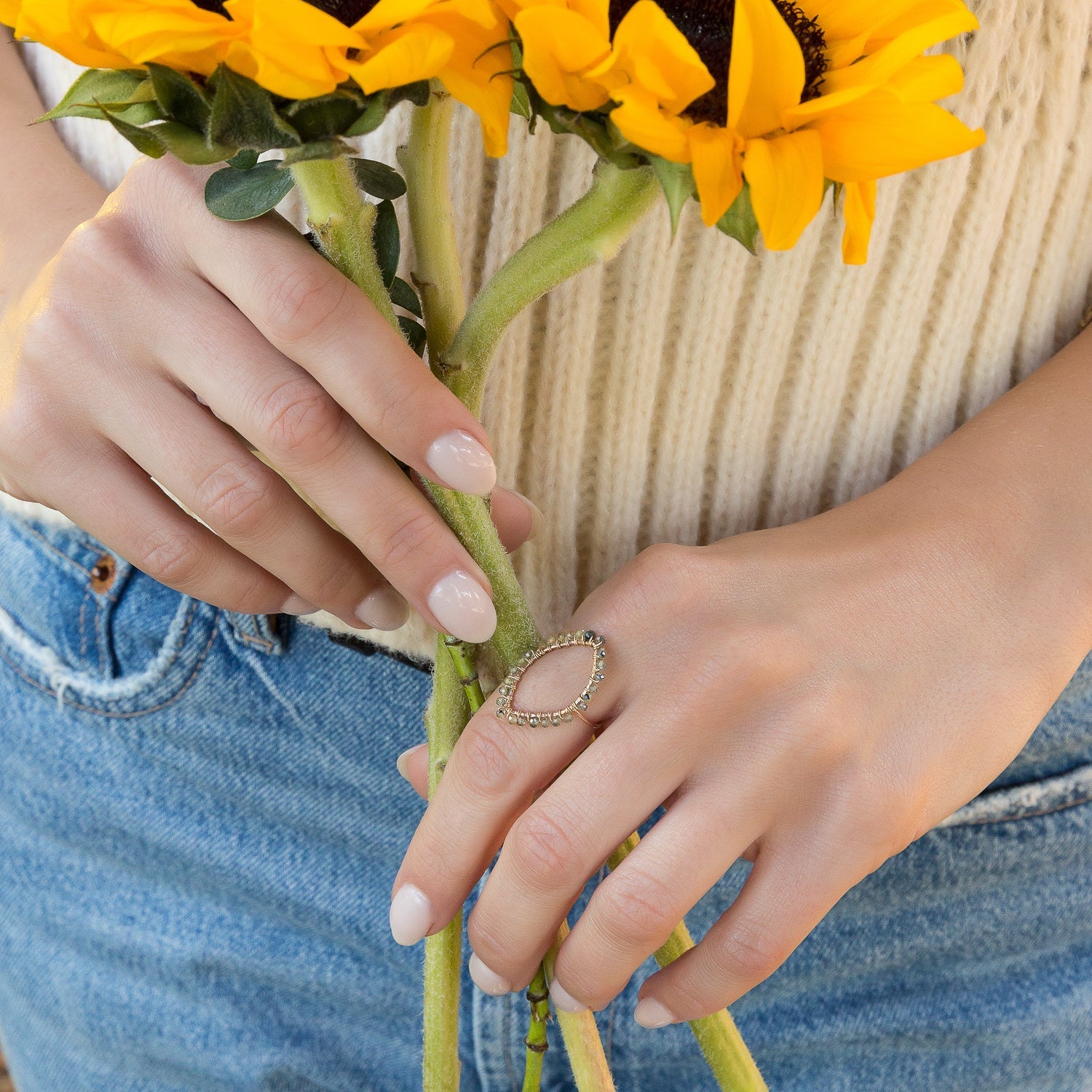 Sapphire Vine Ring