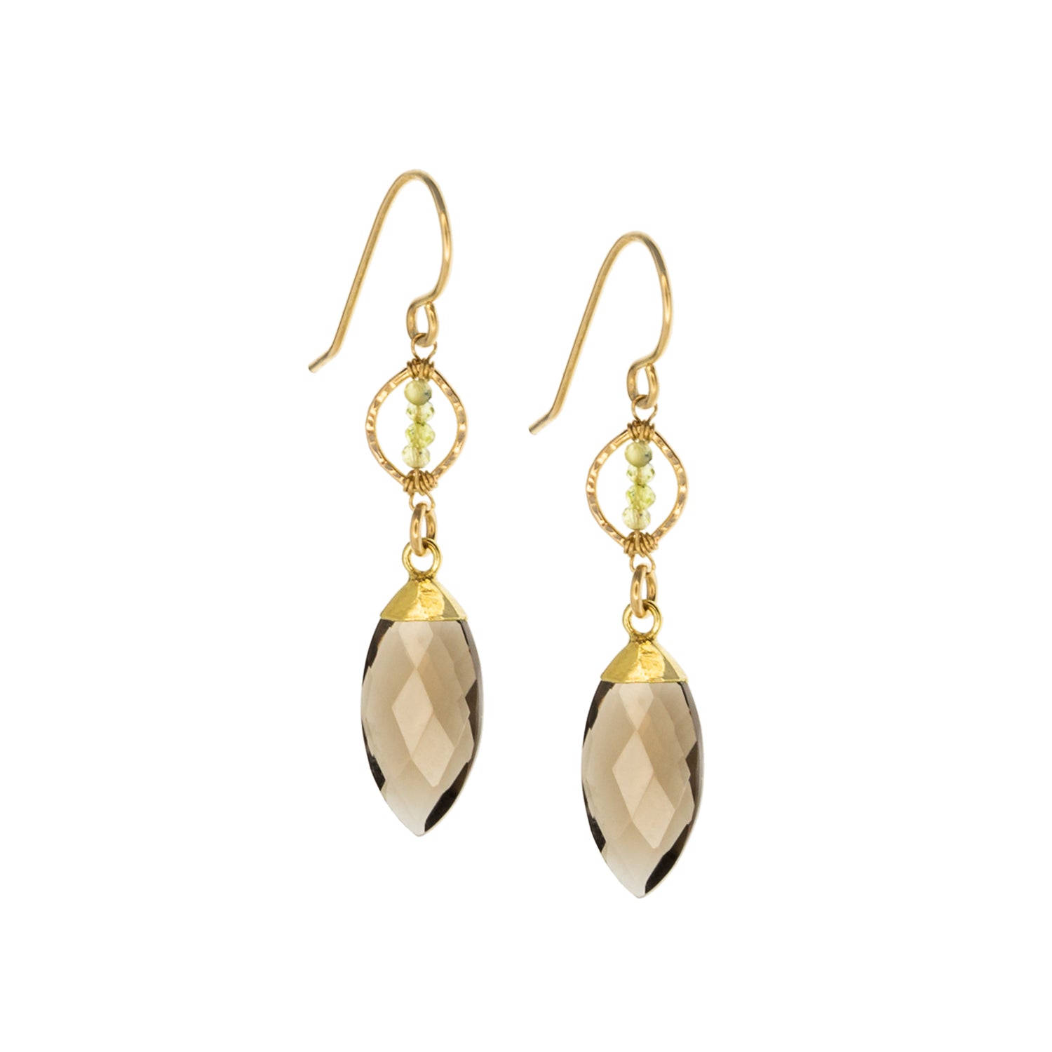 Smoky Cascade Earrings