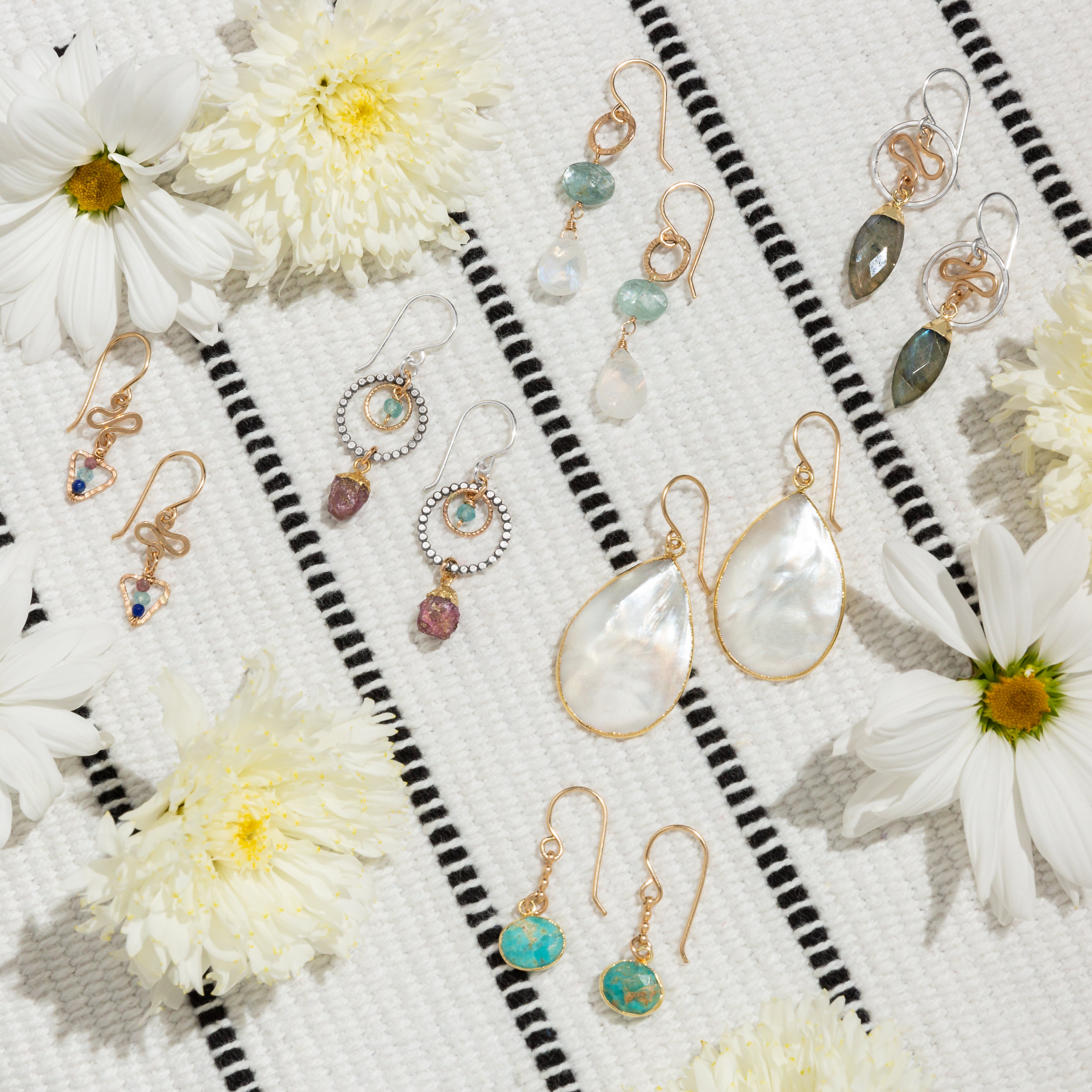 Mother of Pearl Majesty Earrings