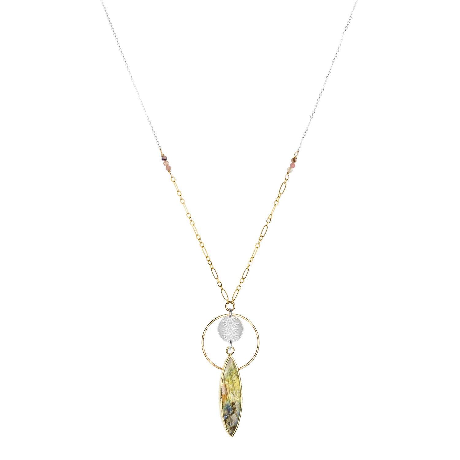 Sunlit Eclipse Necklace