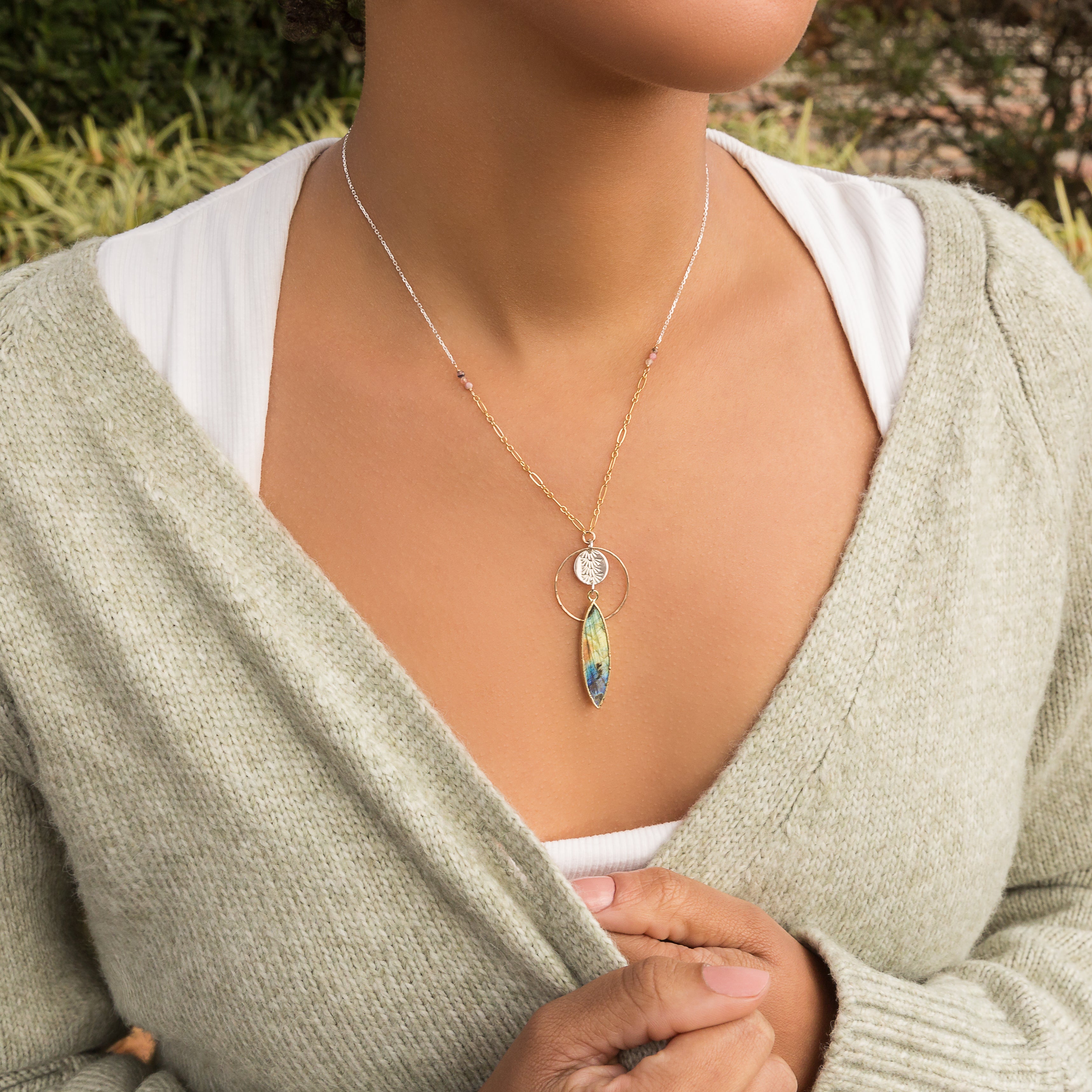 Sunlit Eclipse Necklace