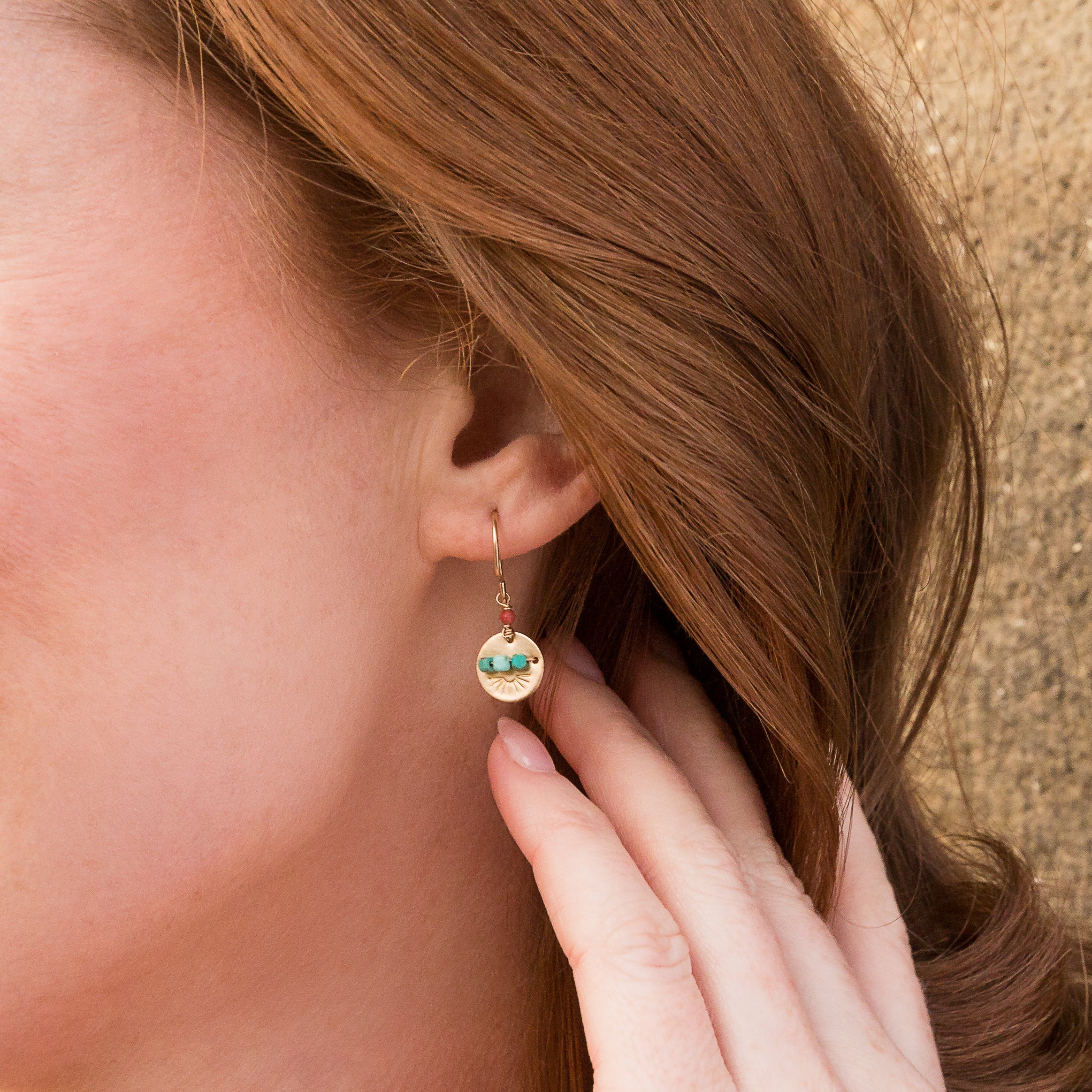 Turquoise Sunset Earrings