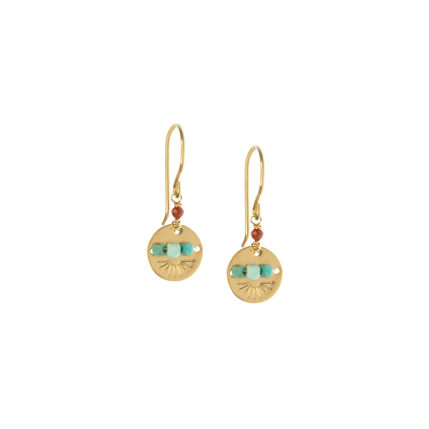 Turquoise Sunset Earrings