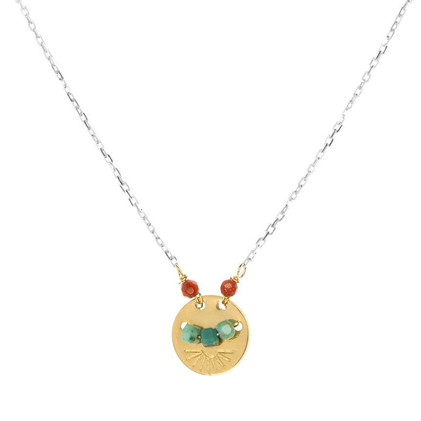 Turquoise Sunset Necklace
