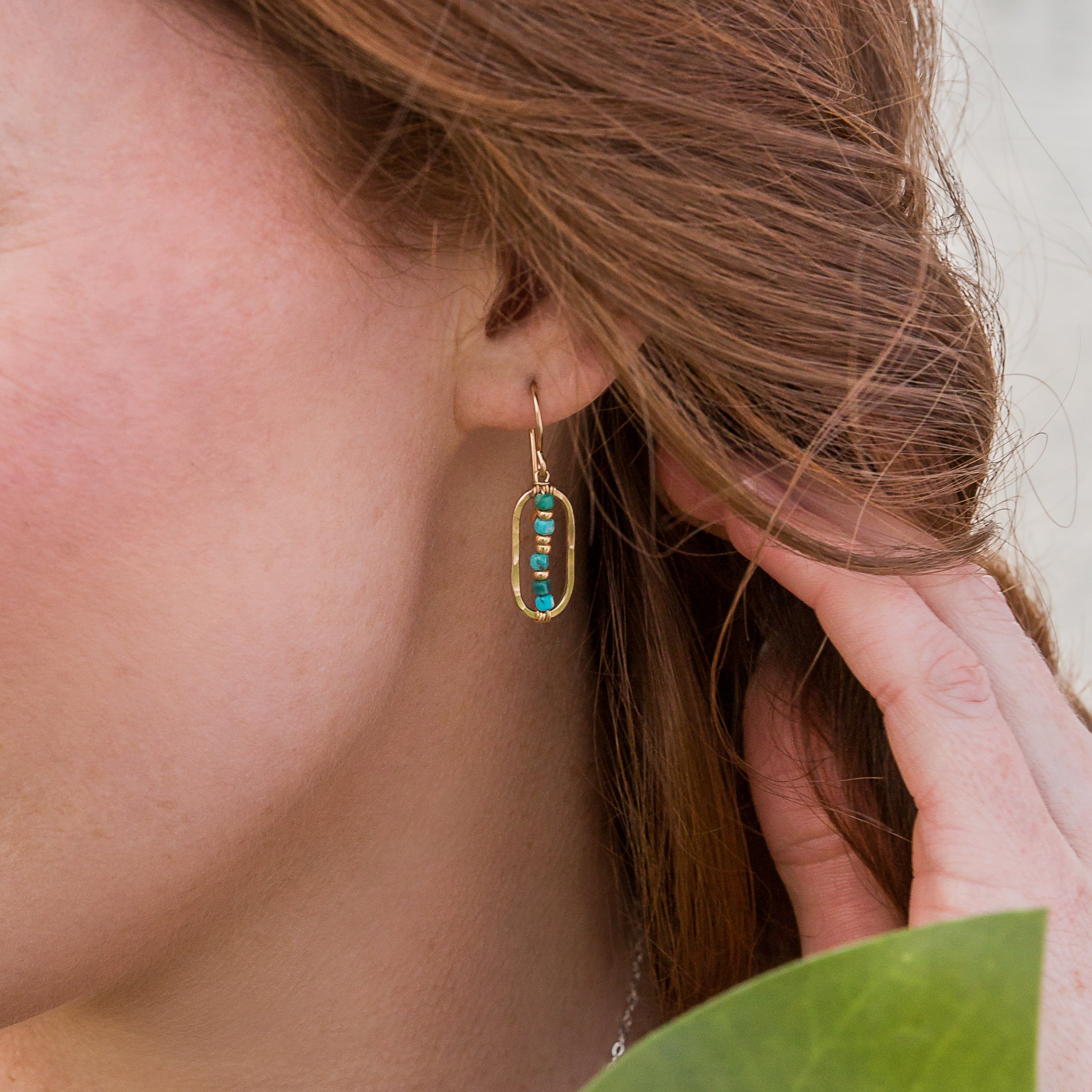 Turquoise Sunshine Earrings