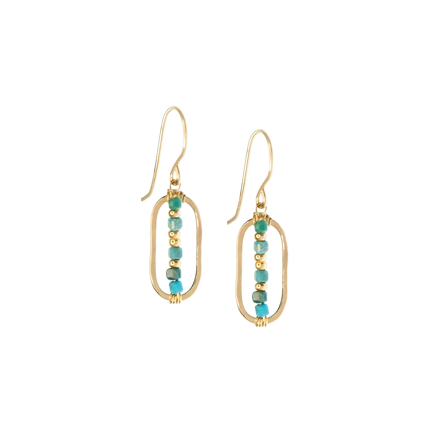 Turquoise Sunshine Earrings