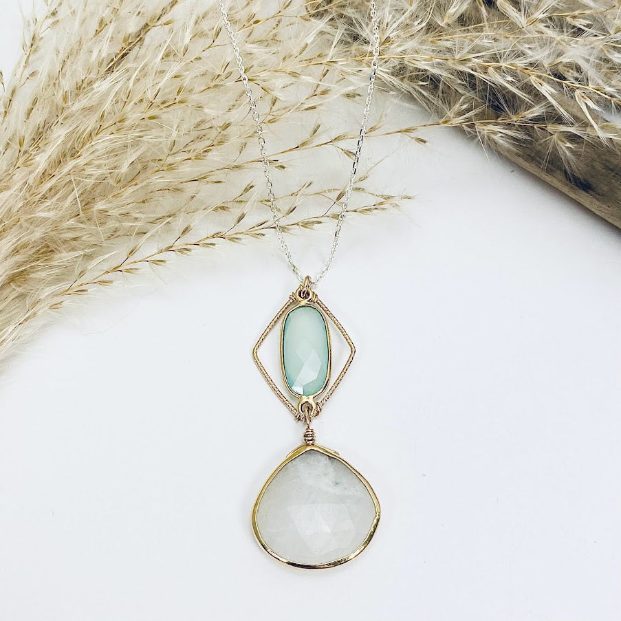 Chalcedony Skies Necklace