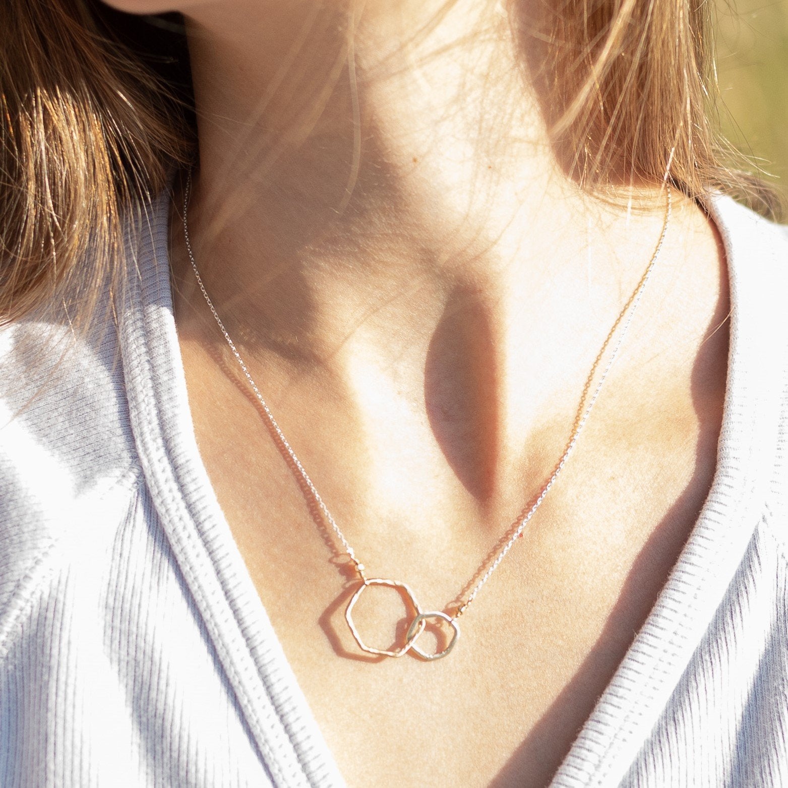 Honeycomb Simplicity Necklace