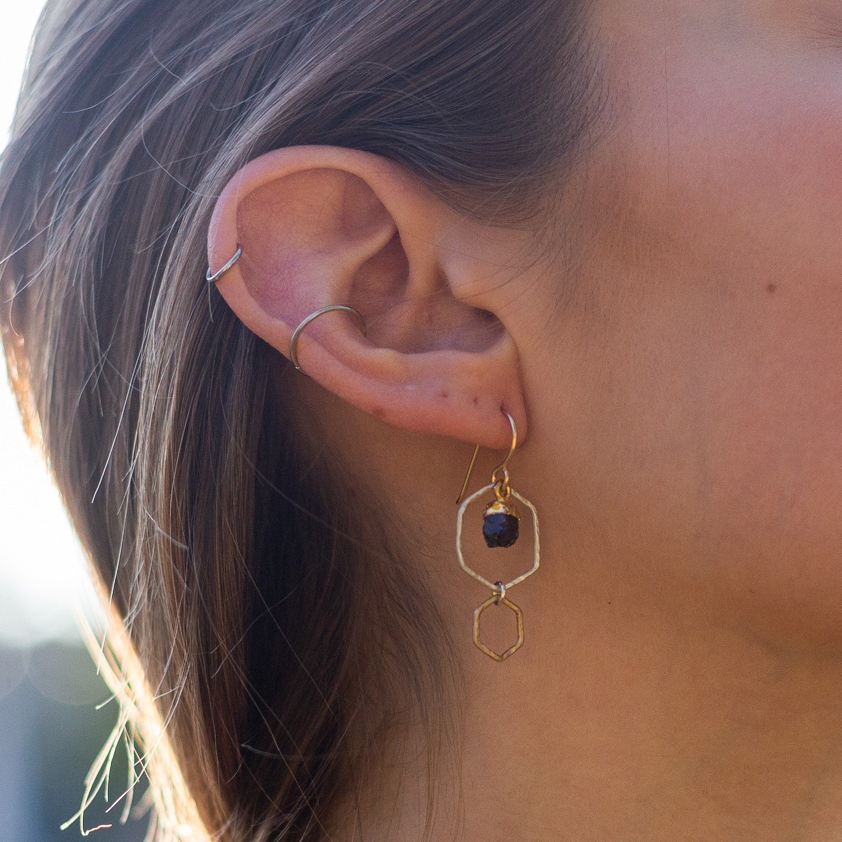 Smokey Honey Earrings