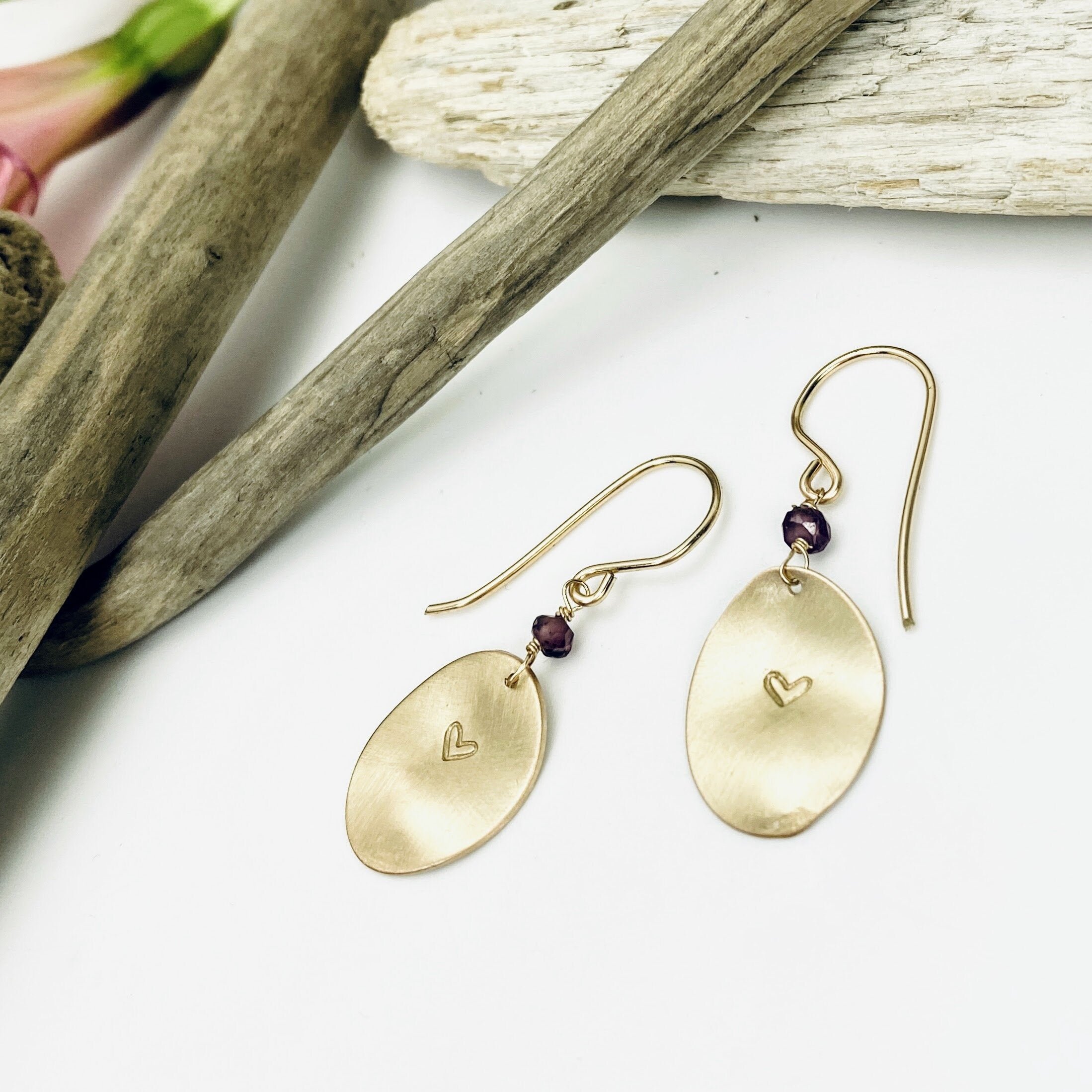 Golden Heart’s Crush Earrings