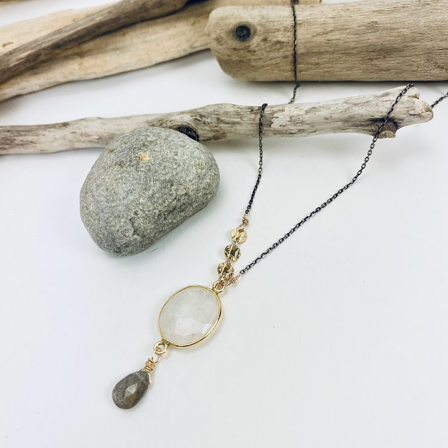 Gemstone Accent Necklace