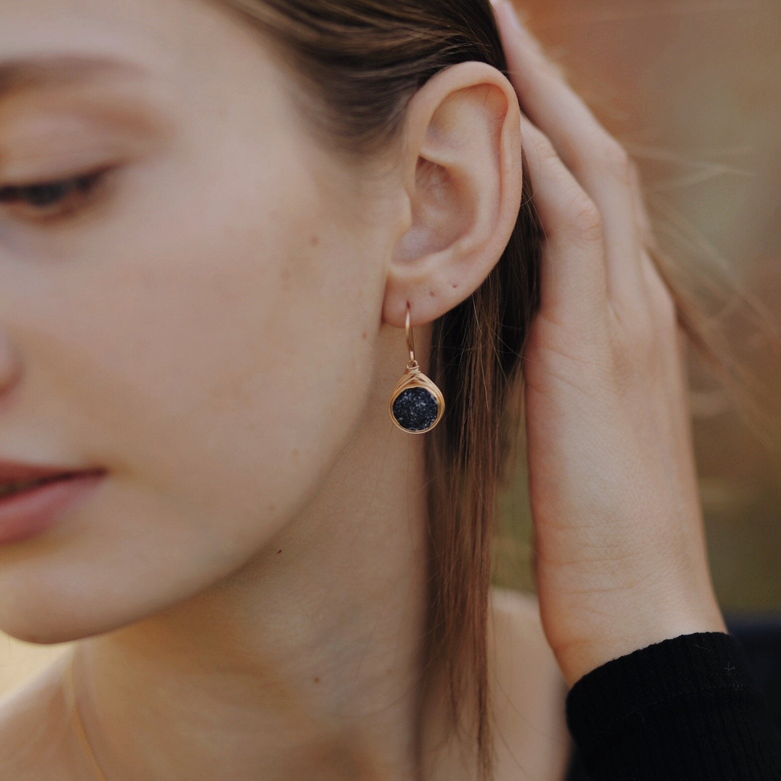 Druzy Wraps Earring