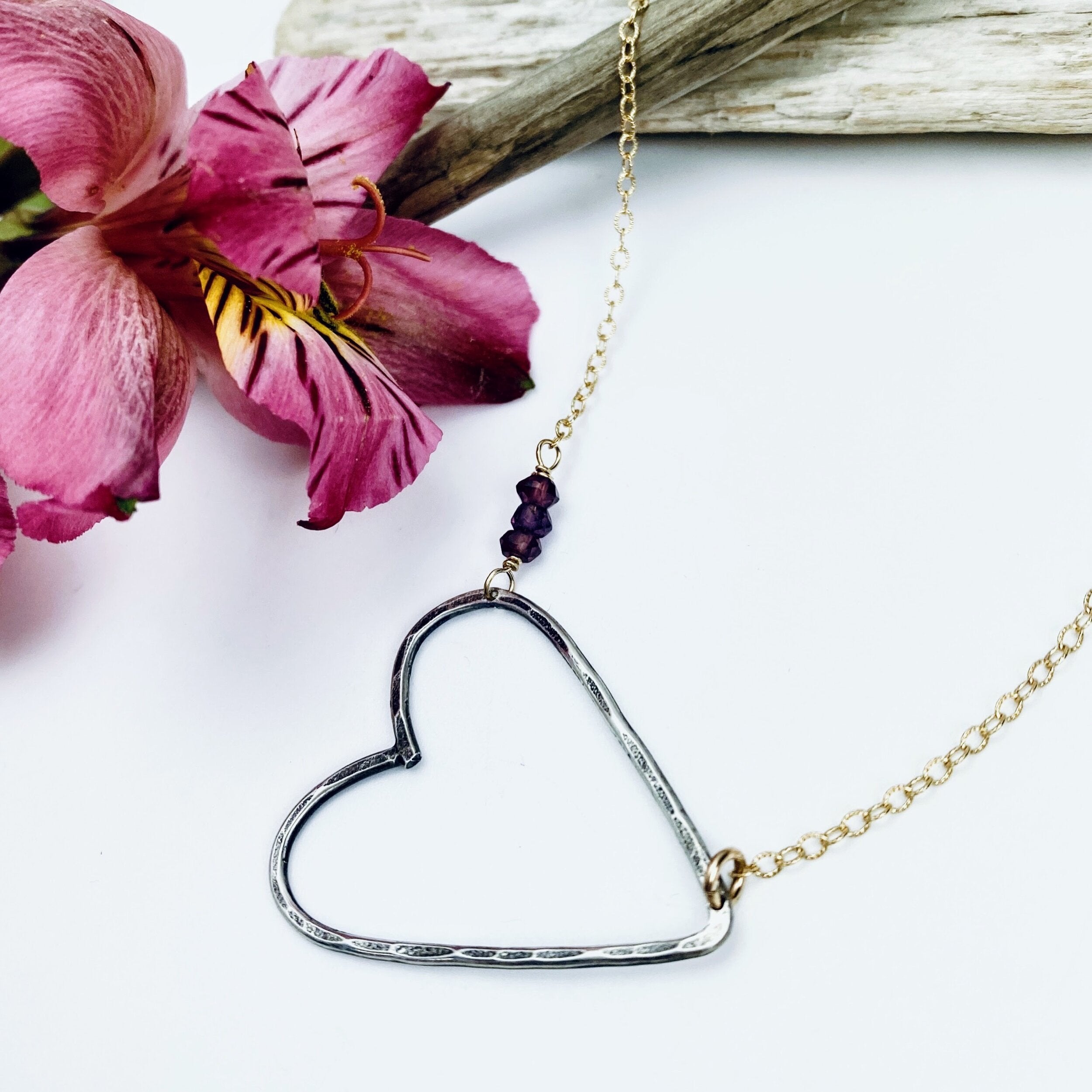 Open Heart Necklace