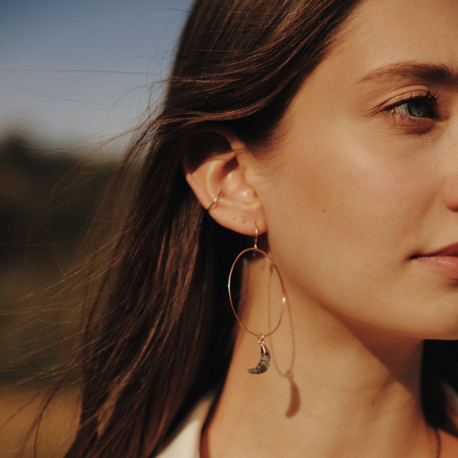 Celestial Hoop Earrings