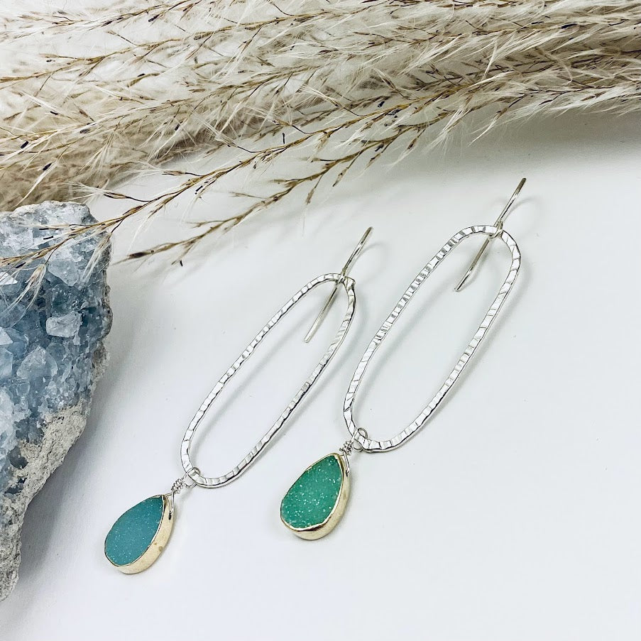 Open Air Druzy Earrings