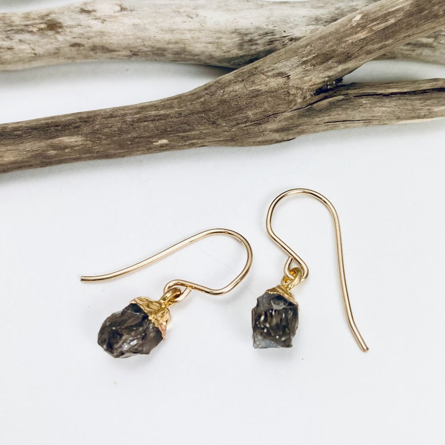 Simply Raw Gemstone Earrings