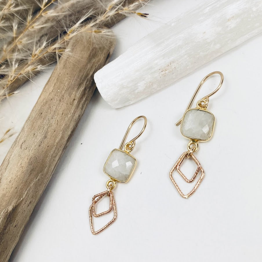 Moonstone Movement Earrings