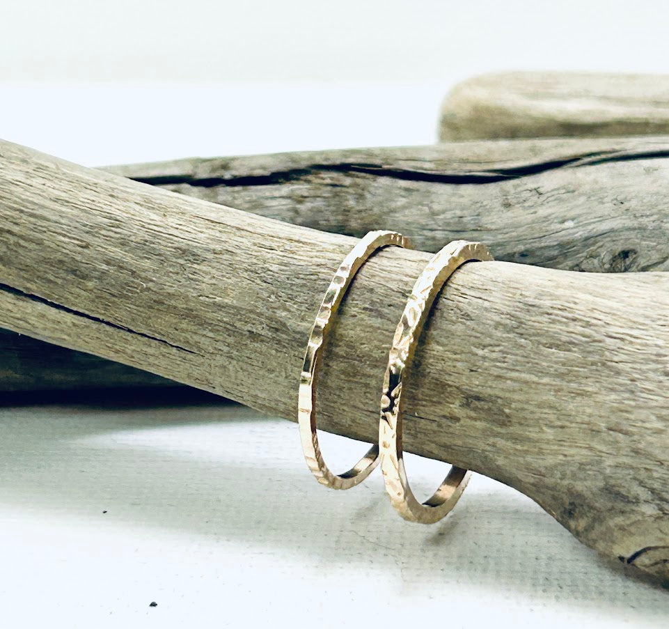 hand made gold filled delicate stacking rings laura j designs