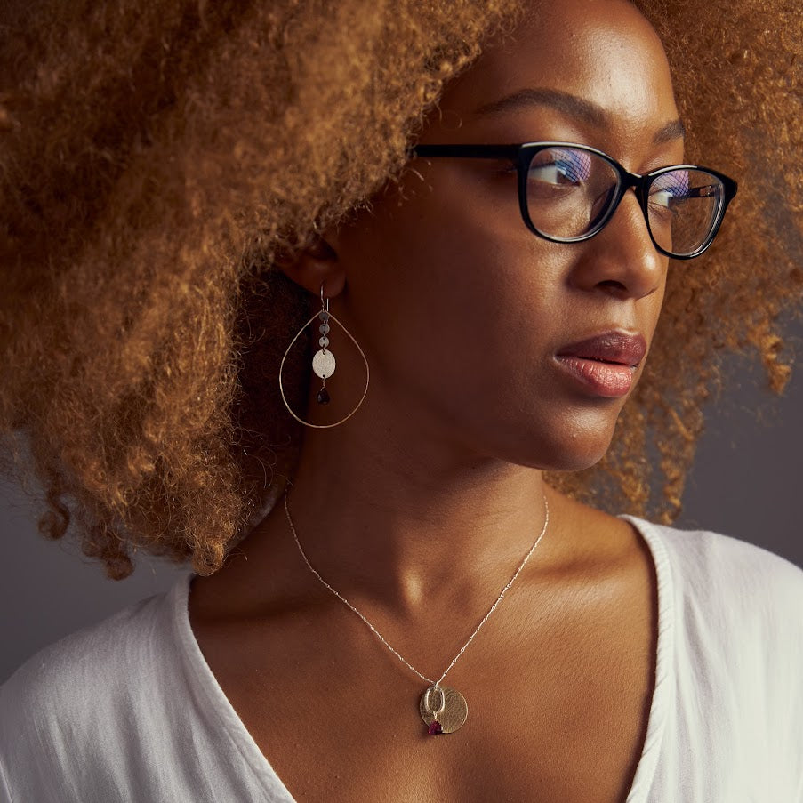 Teardrop Texture Earrings