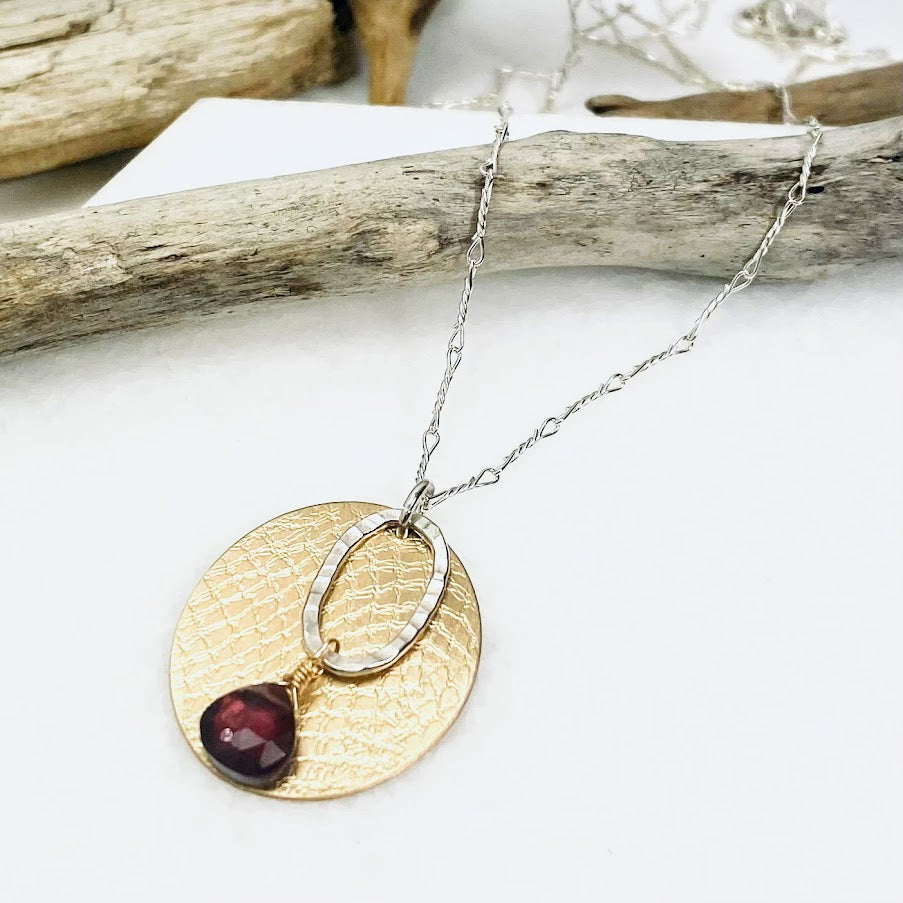 Garnet Party Necklace