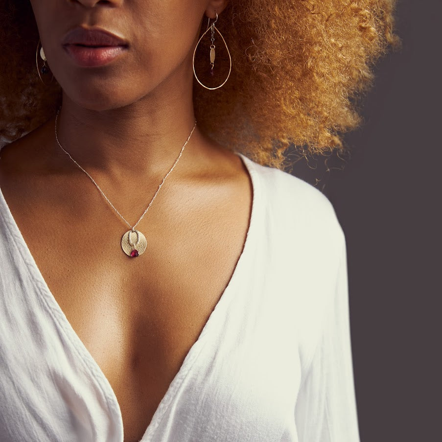 Garnet Party Necklace