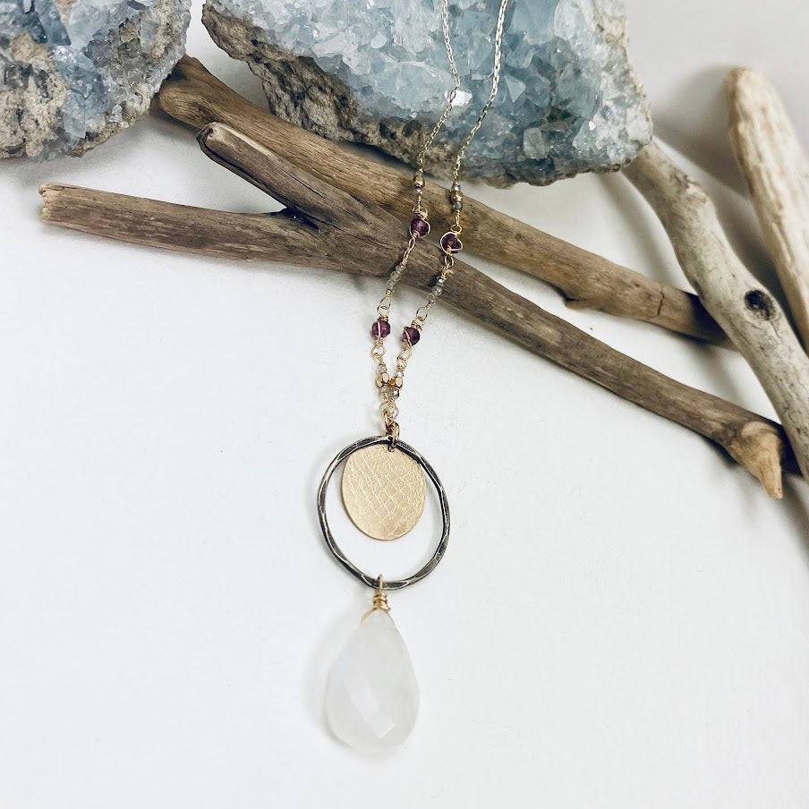 Moonstone Joy Necklace