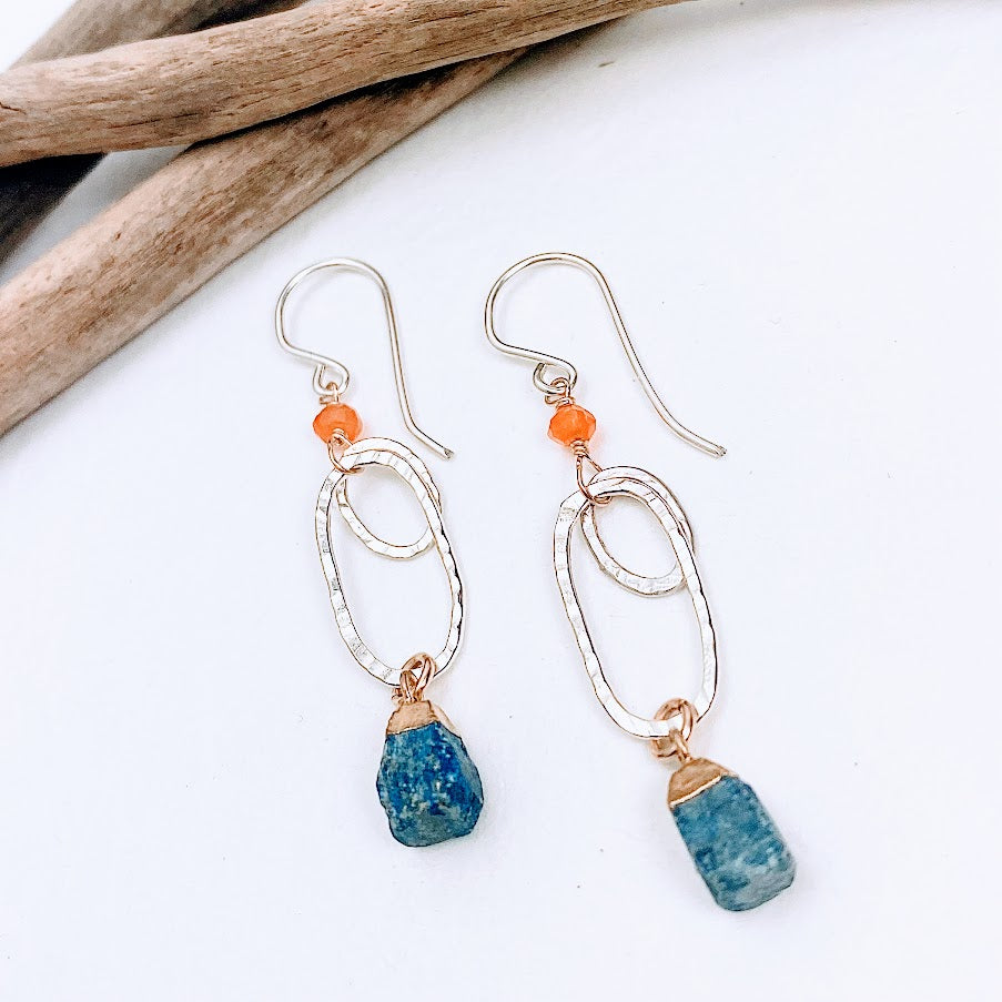 Lapis Moonbeam Earrings