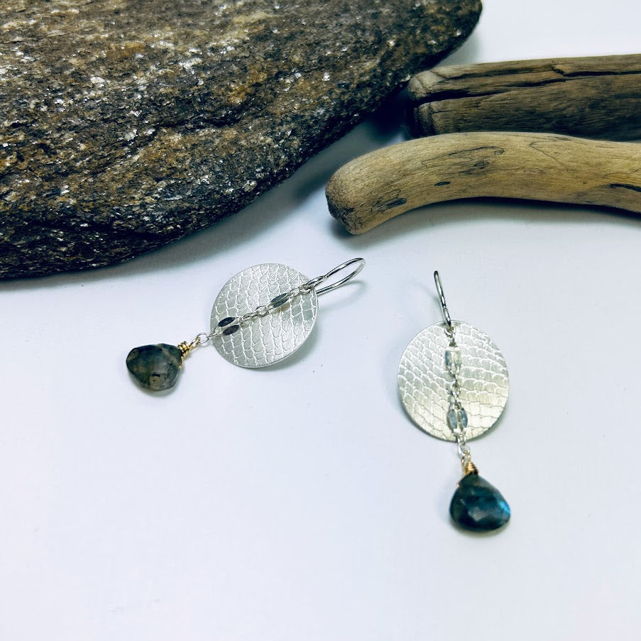 Labradorite Swing Earrings