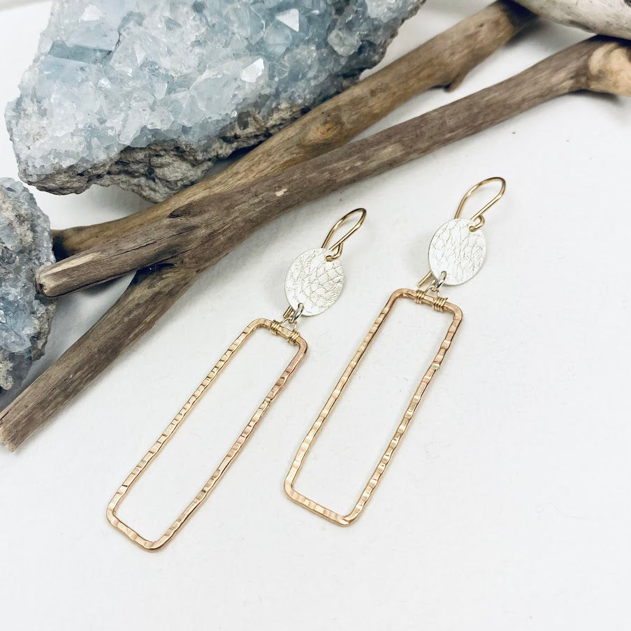 Textured Journey Earrings
