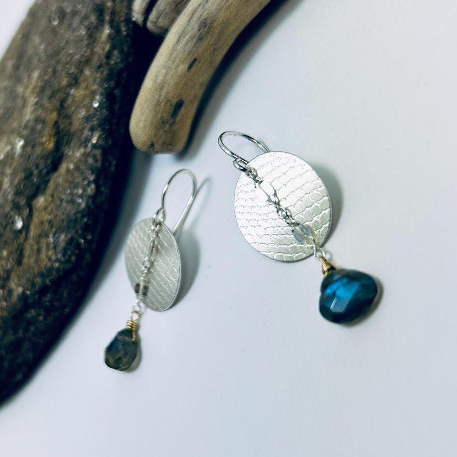 Labradorite Swing Earrings