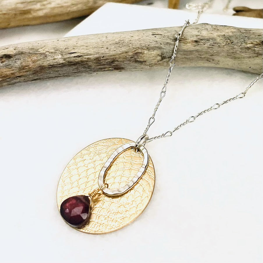 Garnet Party Necklace