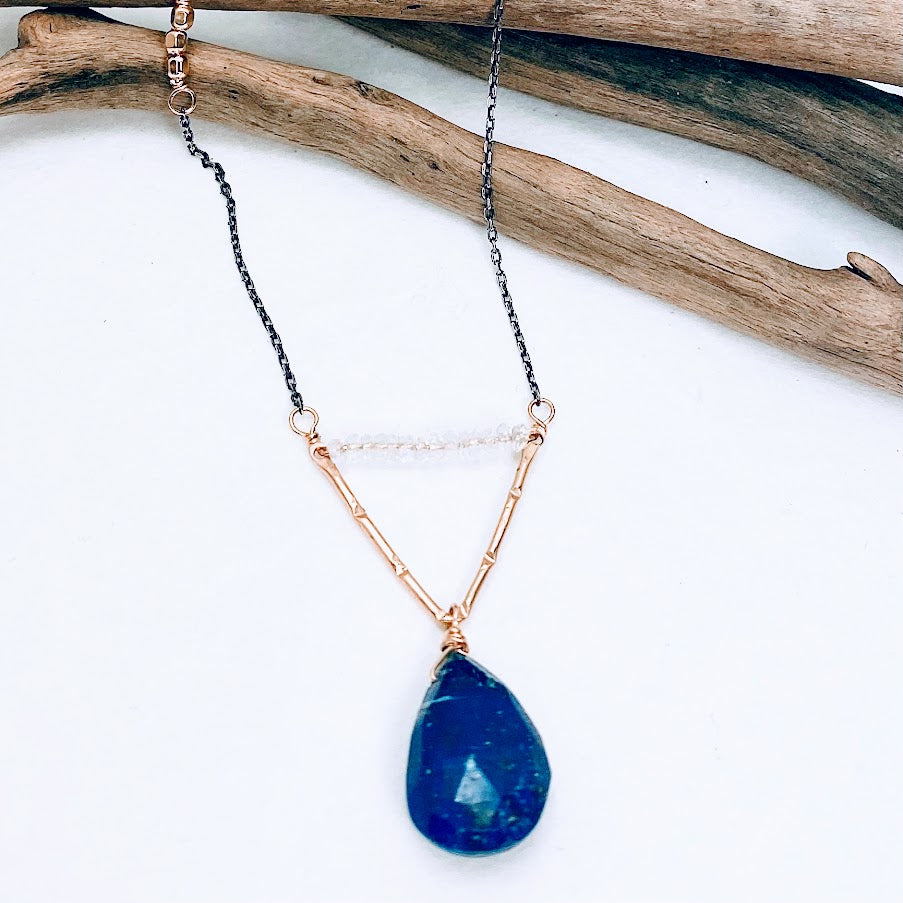 On Point Lapis Pendant