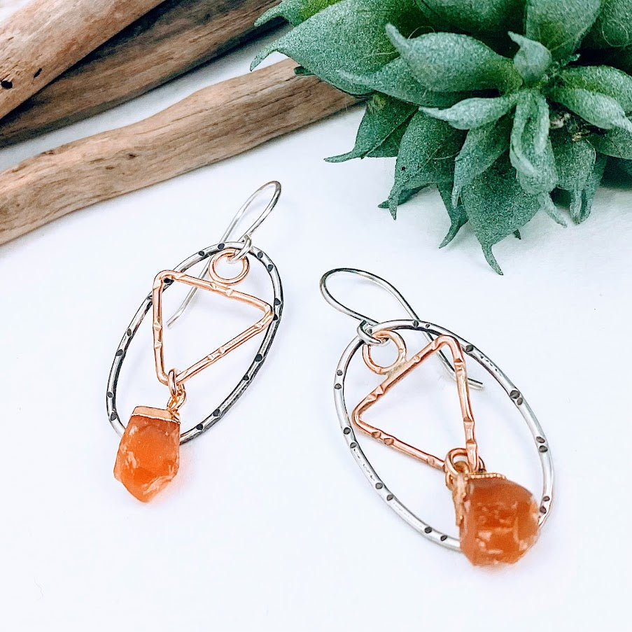 Carnelian Alchemy Earrings